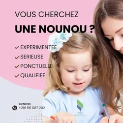 Vous Cherchez une Nounou Expérimentée A Ben Arous