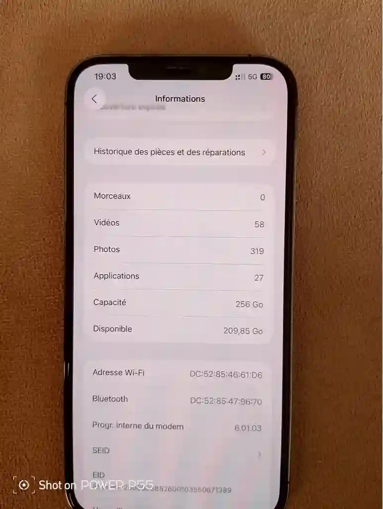 Échange Iphone 12 Pro Max