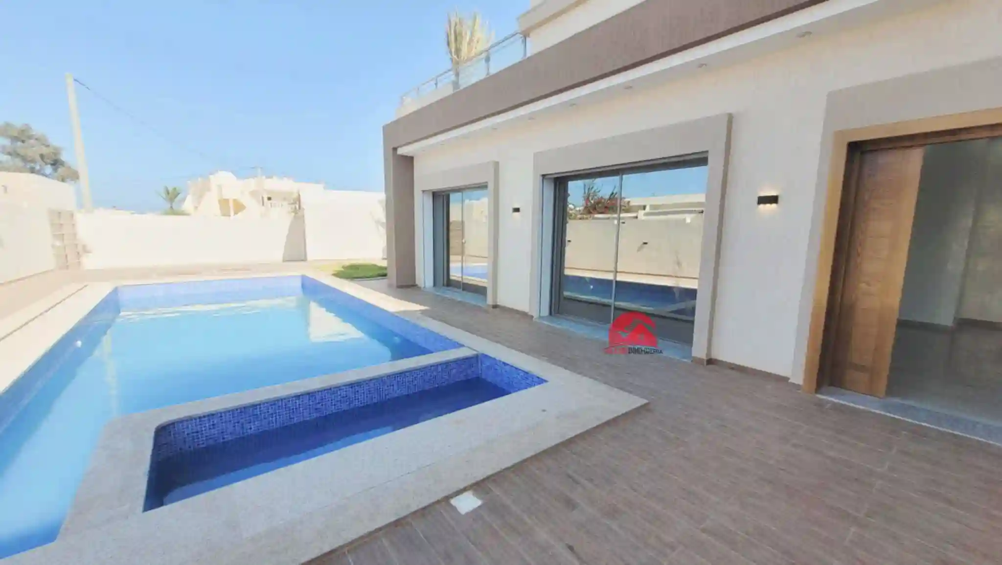 Villa Avec Piscine – Djerba za – Titre Bleu – réf V684 - Vue 1