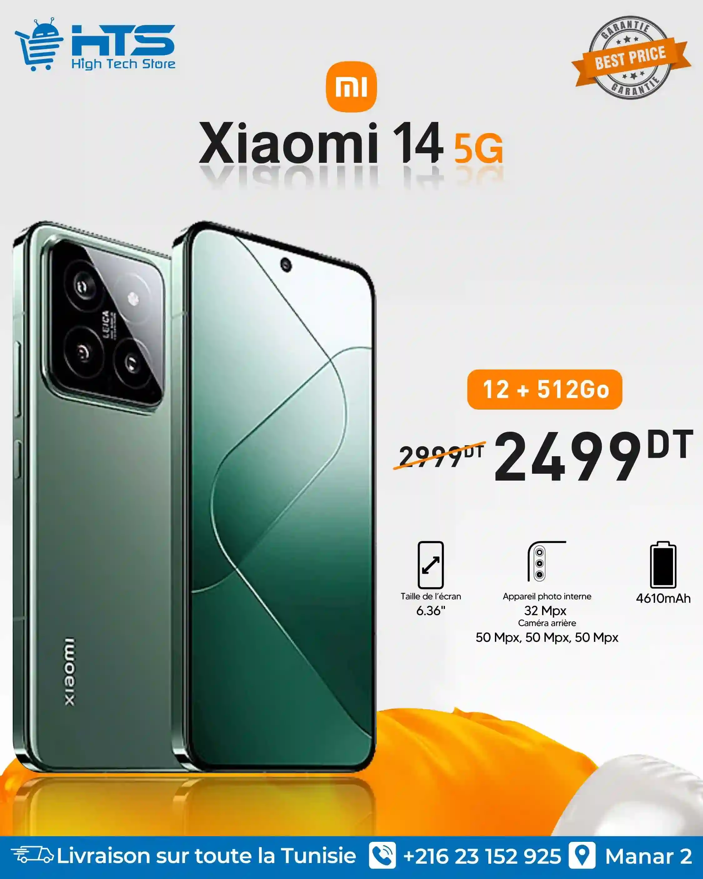 Xiaomi 14 Cacheté