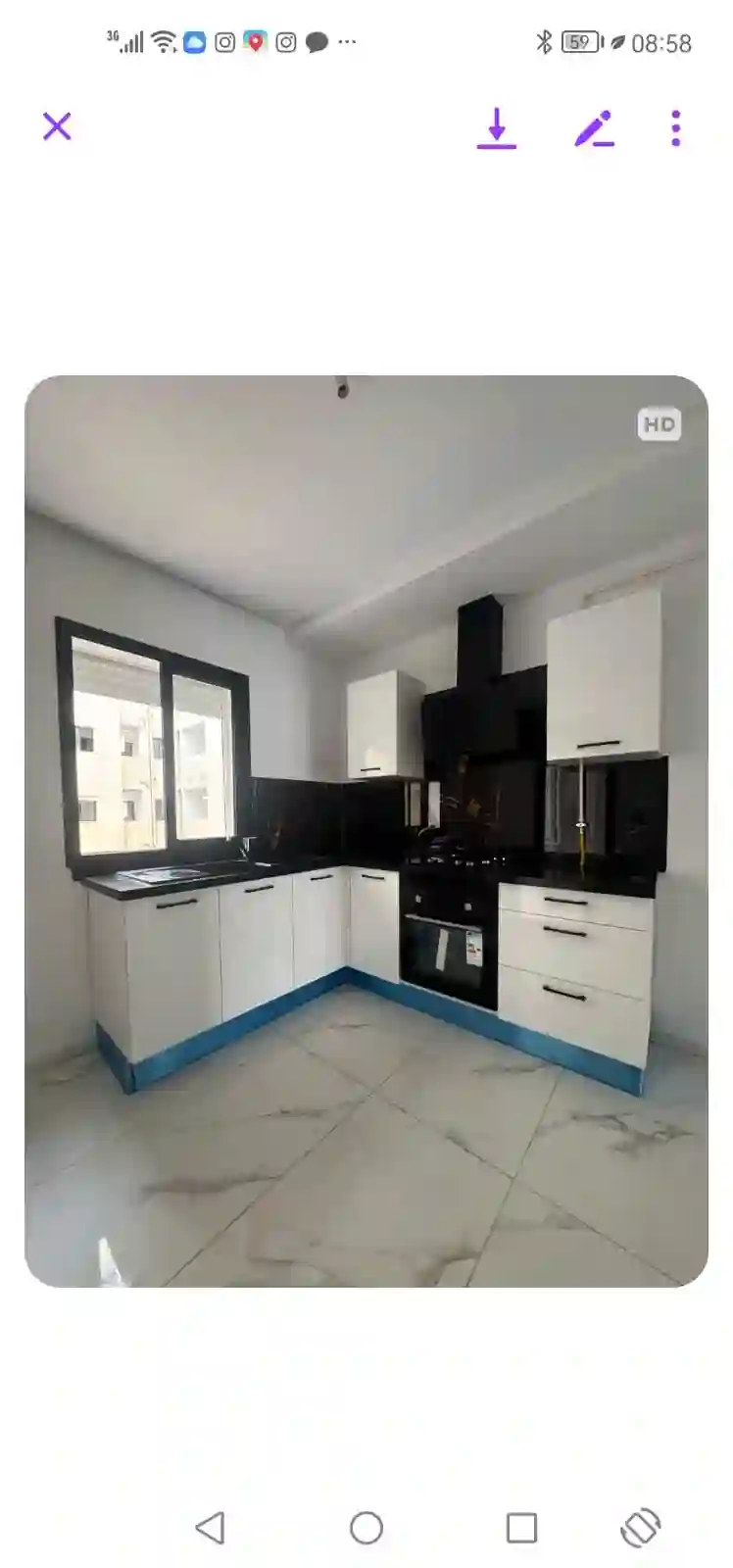 Apprt s2 à Lwahat Prés Carfour à El Aouina