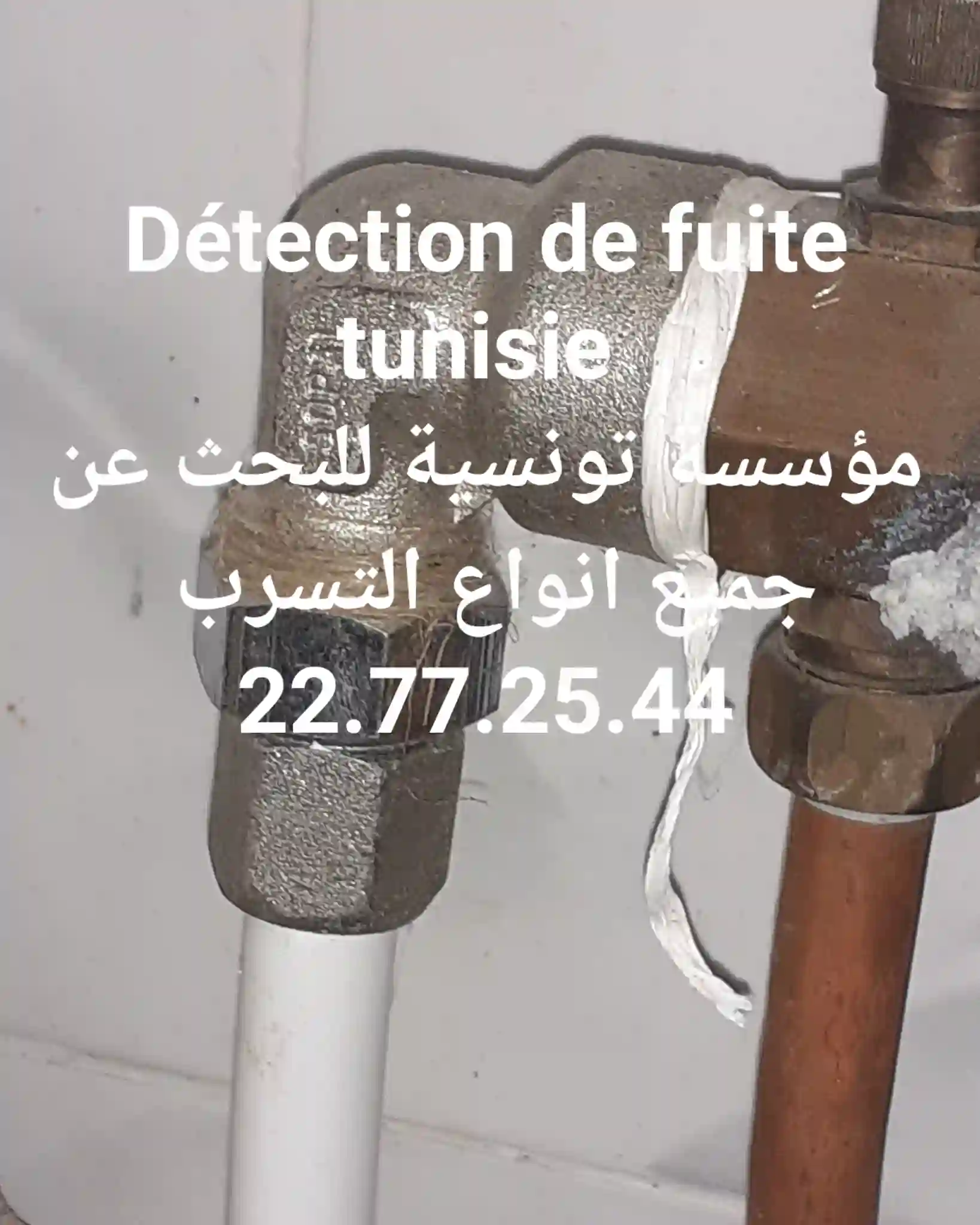 Détection de Fuite eau Sans Casse Tunisie à Bembla