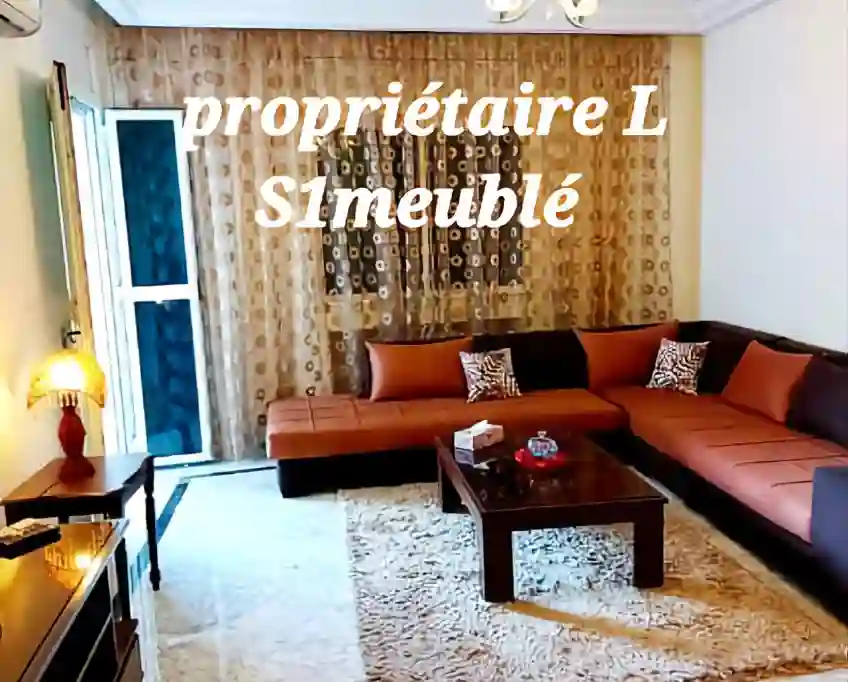 Apt s+1 Meublé Pour Étranger Ennasr2 à L'année