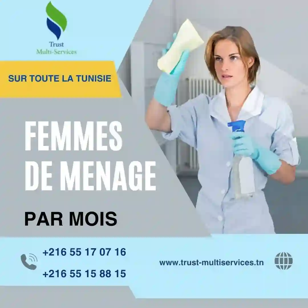 Femme de Ménage par Mois Couchante a Boumhal