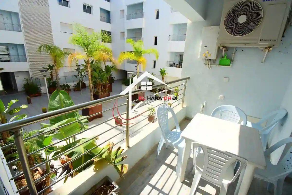 Pour Vacances Appartement s+1 rz Fatimides Proche de la Plage - Vue 1