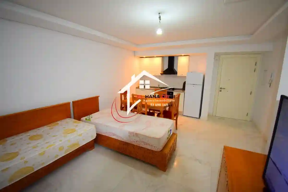 Pour Vacances Appartement s+1 rz Fatimides Proche de la Plage - Vue 4