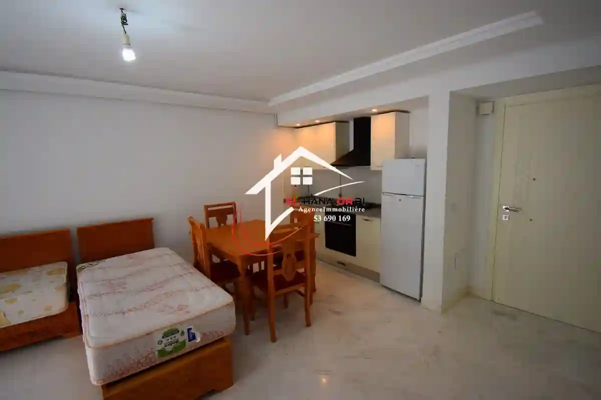Pour Vacances Appartement s+1 rz Fatimides Proche de la Plage - Vue 6