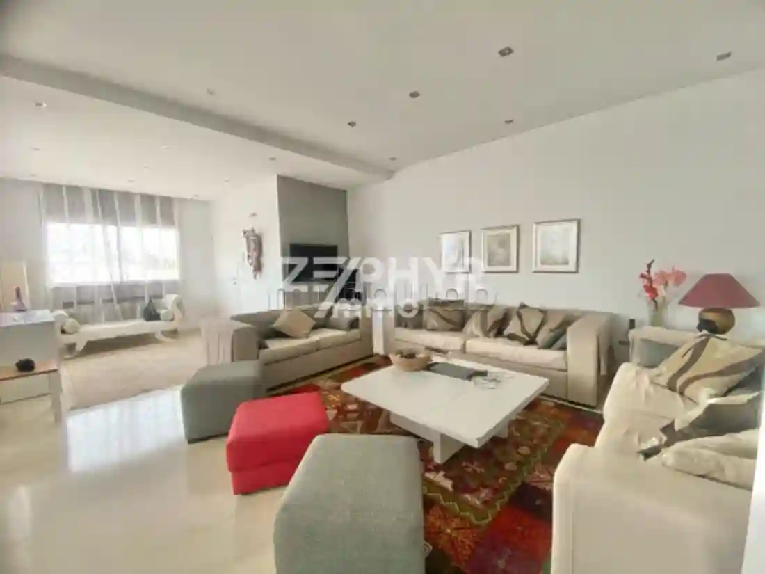 A Louer Étage de Villa S3 Meublé à La Marsa - Vue 3