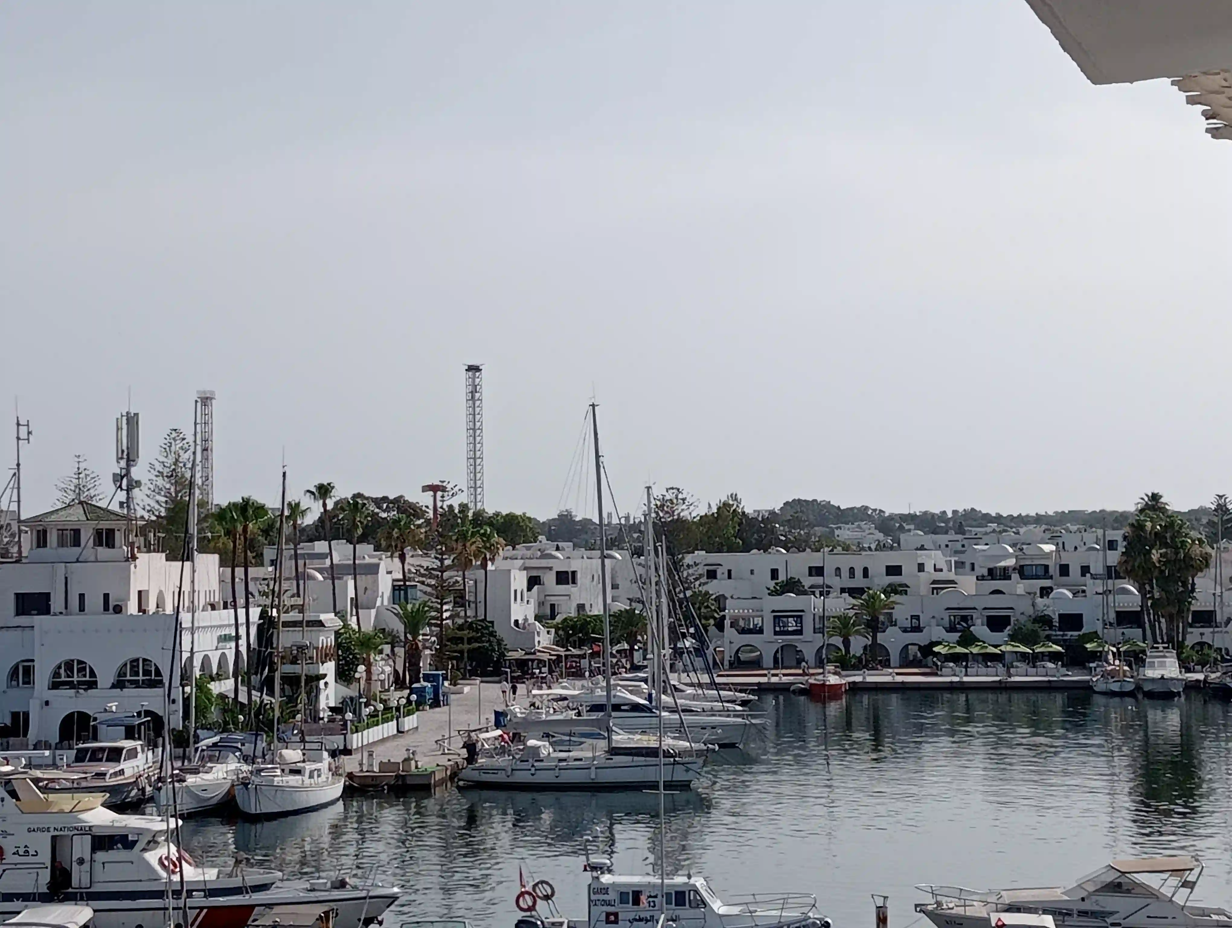 Vue sur mer et Port à El Kantaoui