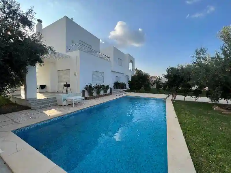 V412 Villa Majorelle Villa Monchar à Hammamet - Vue 4