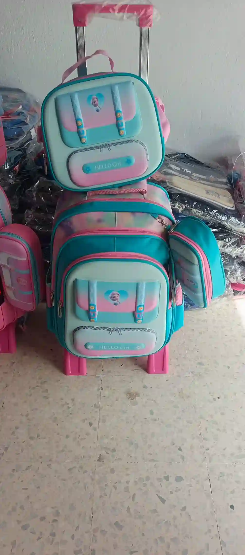 Cartable 3 Pieces Pour Fille