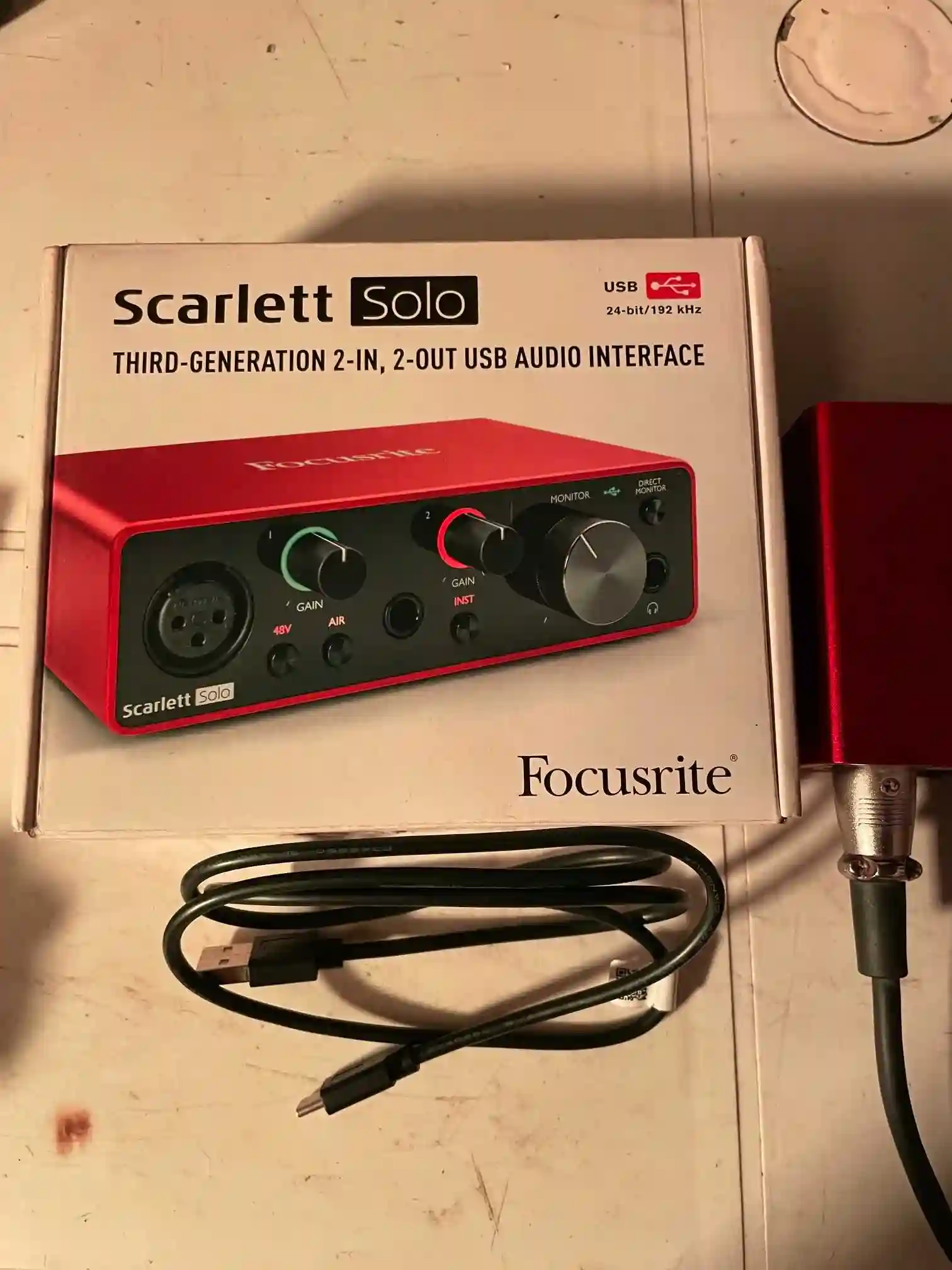 Rode NT1 + Sheild + Scarlett3 Solo + AKG - Vue 2