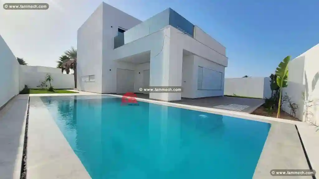 Villa Avec Piscine Privée à Mezraya Djerba - Vue 3