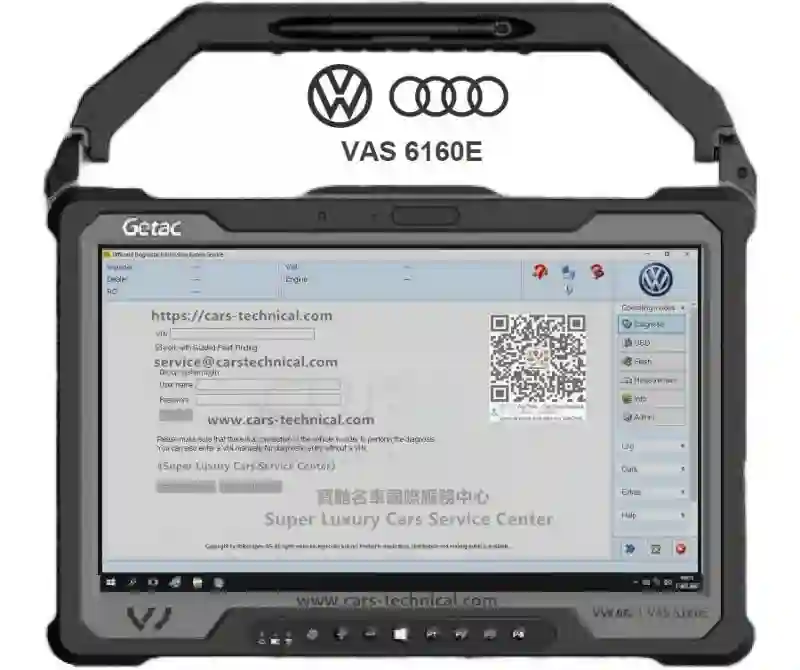 Diagnostic System Mobile Volkswagen Panasonic VAS 6150d