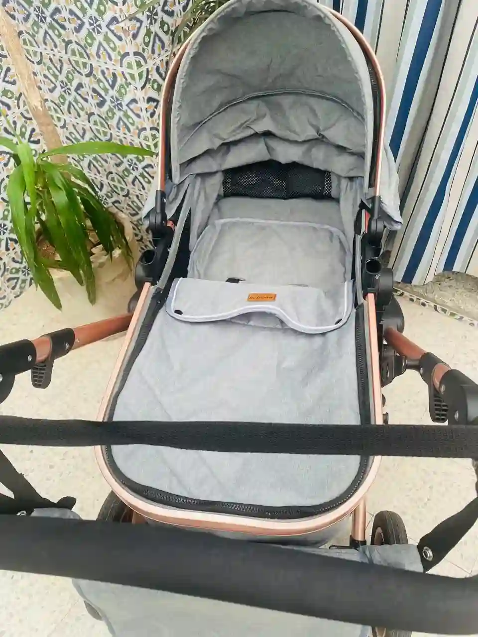 Poussette Belecoo Jdida + sac Bebe Belecoo