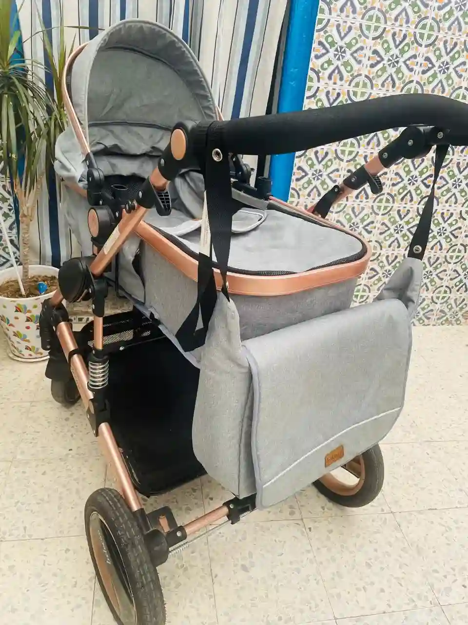Poussette Belecoo Jdida + sac Bebe Belecoo - Vue 2