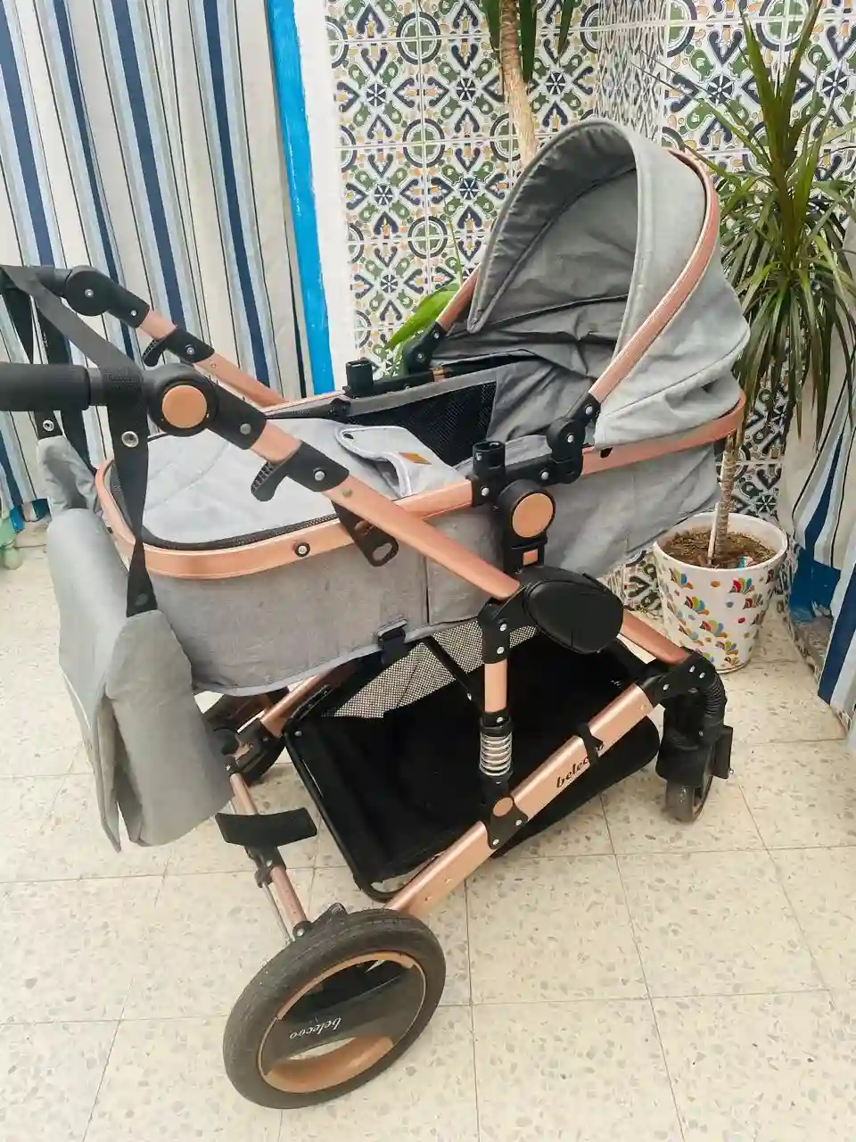 Poussette Belecoo Jdida + sac Bebe Belecoo - Vue 3