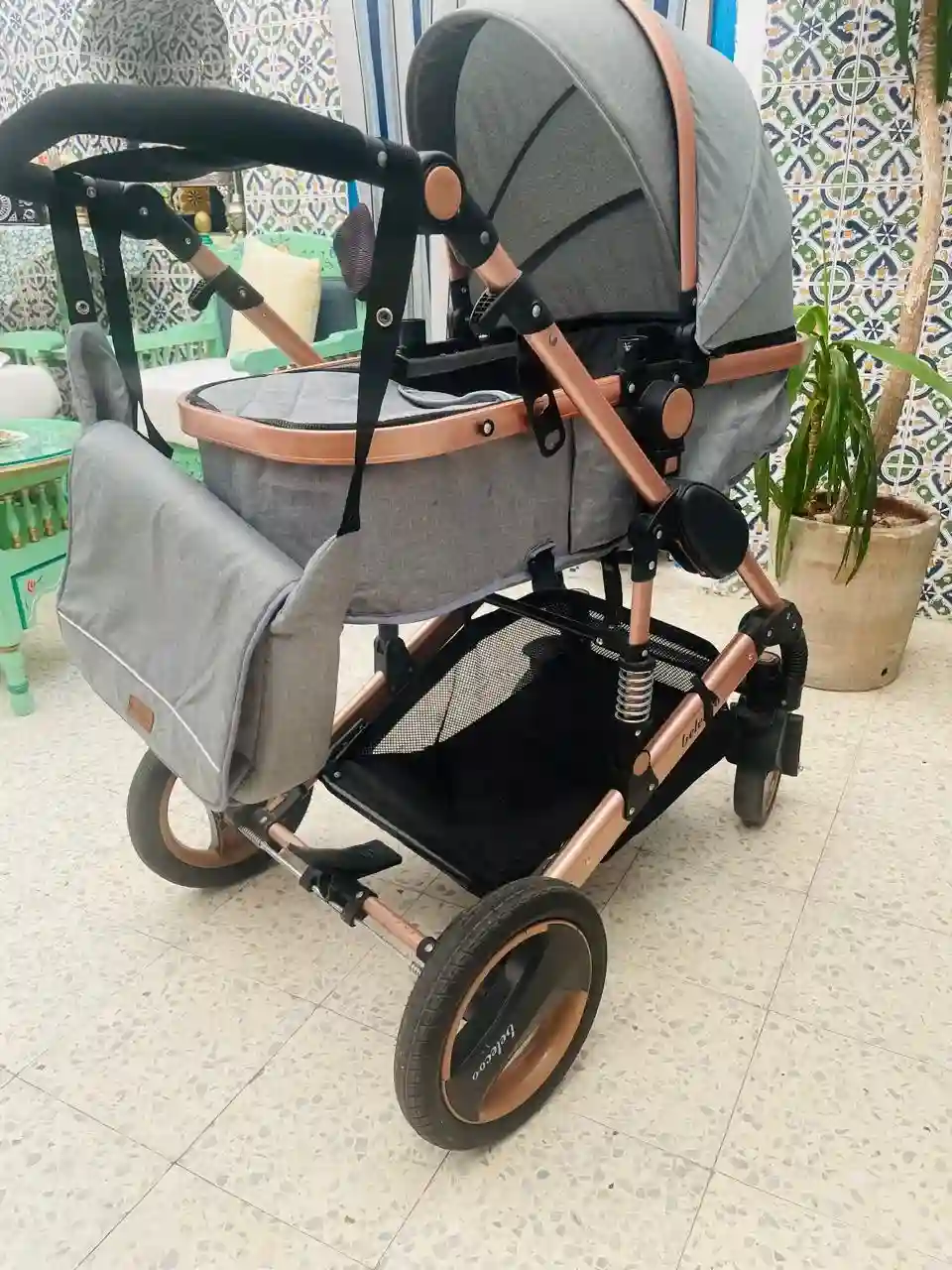 Poussette Belecoo Jdida + sac Bebe Belecoo - Vue 5
