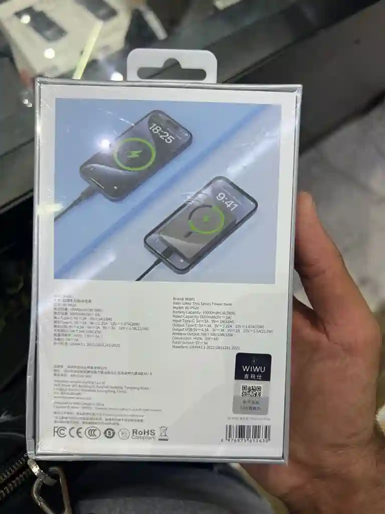 Wiwu Ultra Thin Magsafe Powerbank 10000mah 15W Wi-p020 - Vue 7
