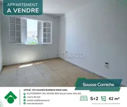 Vendre – Appartement S2 à la Corniche Sousse