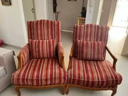 2 Fauteuils Style Louis XV