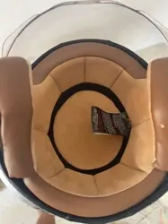 Casque de Moto en Cuire Tres bon État