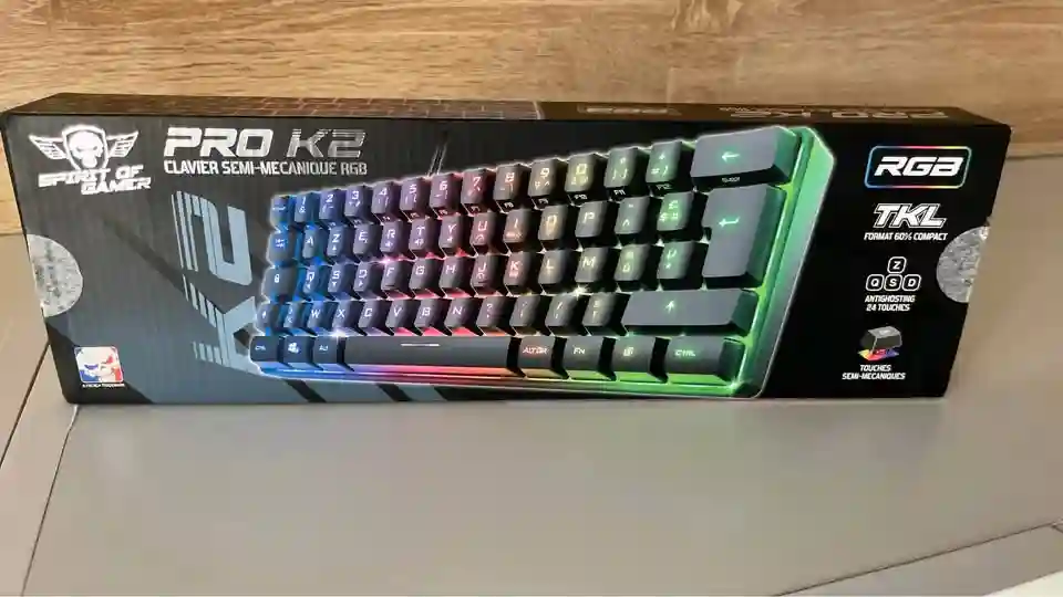 Clavier Gamer Semi Mécanique pro k2 Dark Neuf à La Marsa - Vue 1