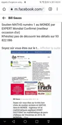 Soutien Math num 1 au Monde par Expert Mondial à Ariana Ville