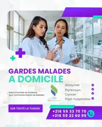 Garde Malade A Domicile A LA Manouba