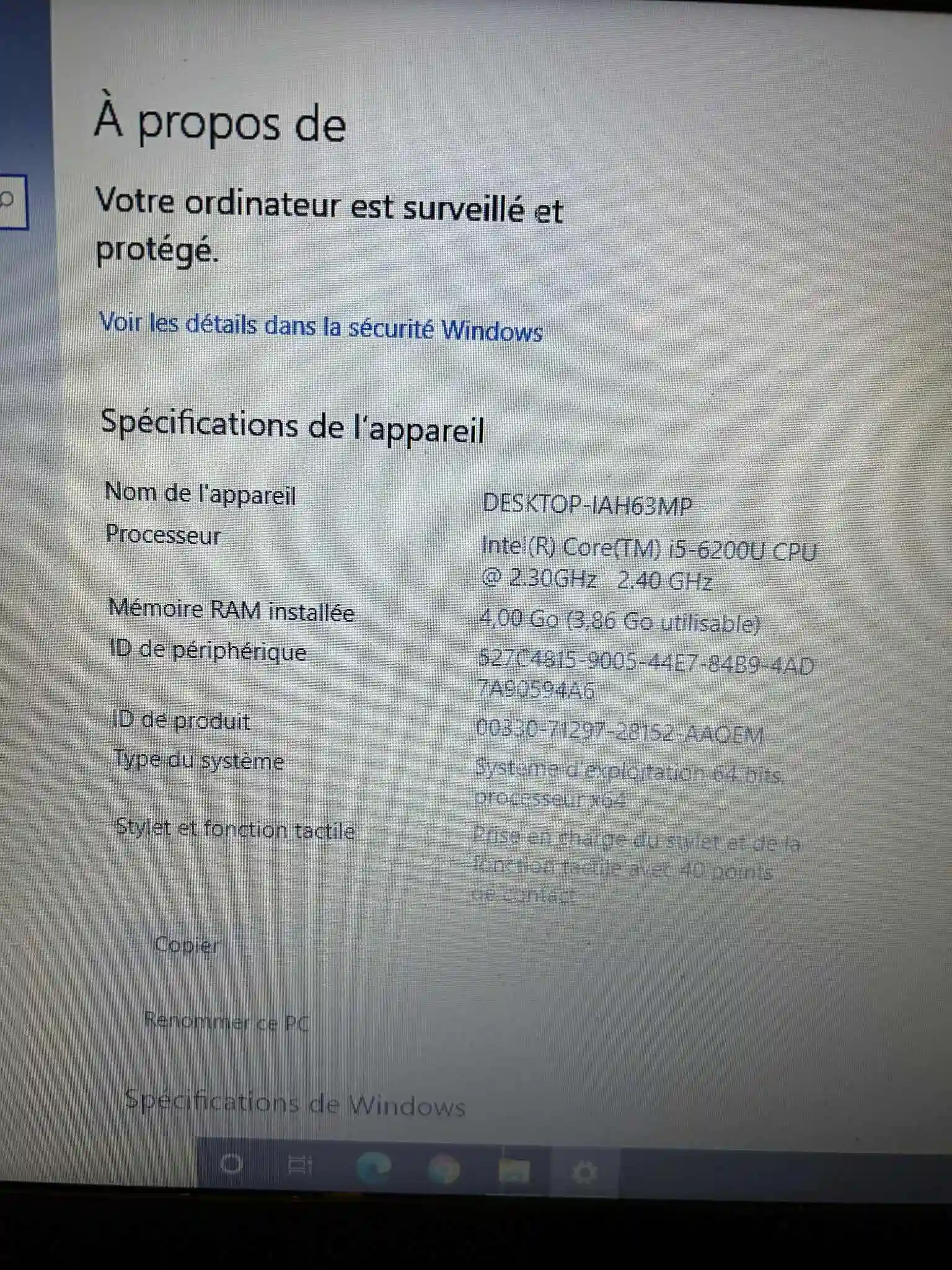 Pc Portable Lenovo Bonne Occasion 279 dt à Raoued - Vue 1