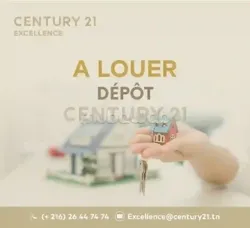 À Louer – Dépôt de 280m² à la Soukra