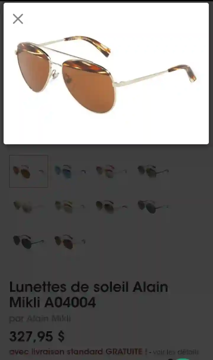 4 Lunettes Authentique Importé - Vue 6