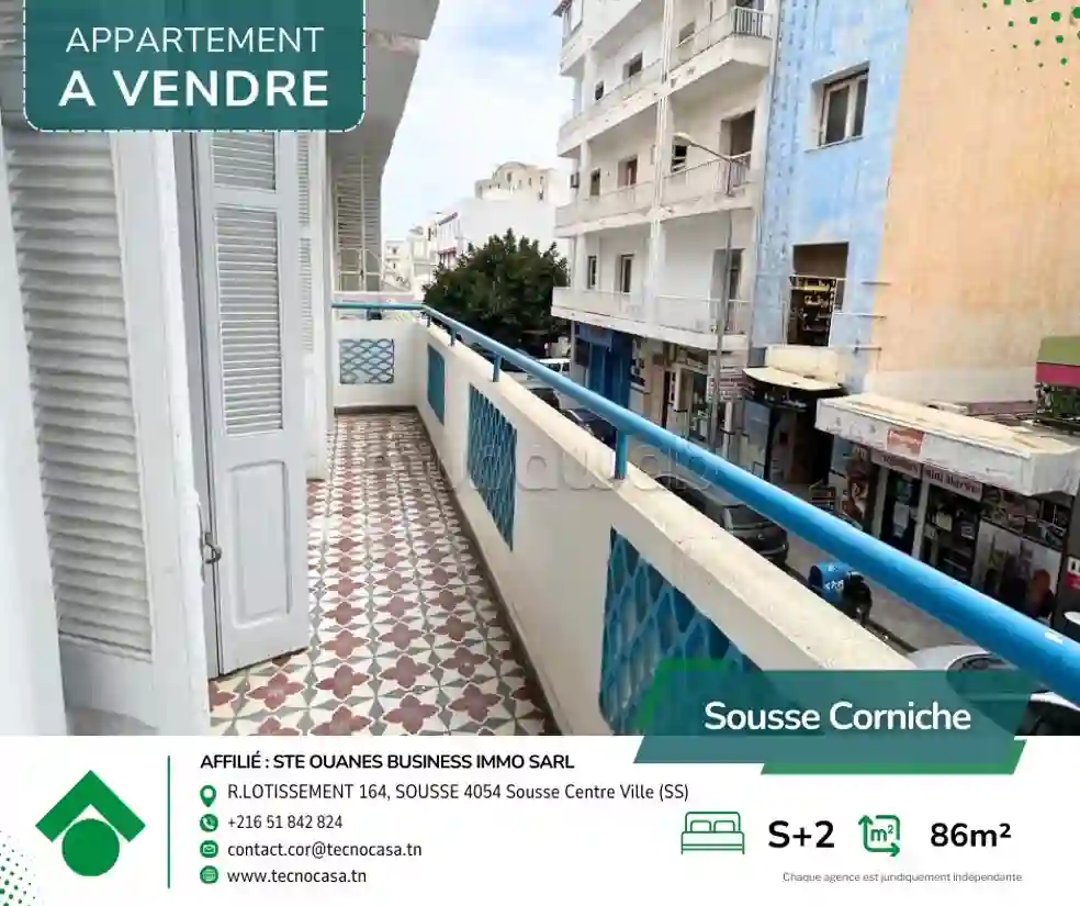 S2 Non Meublé à La Corniche