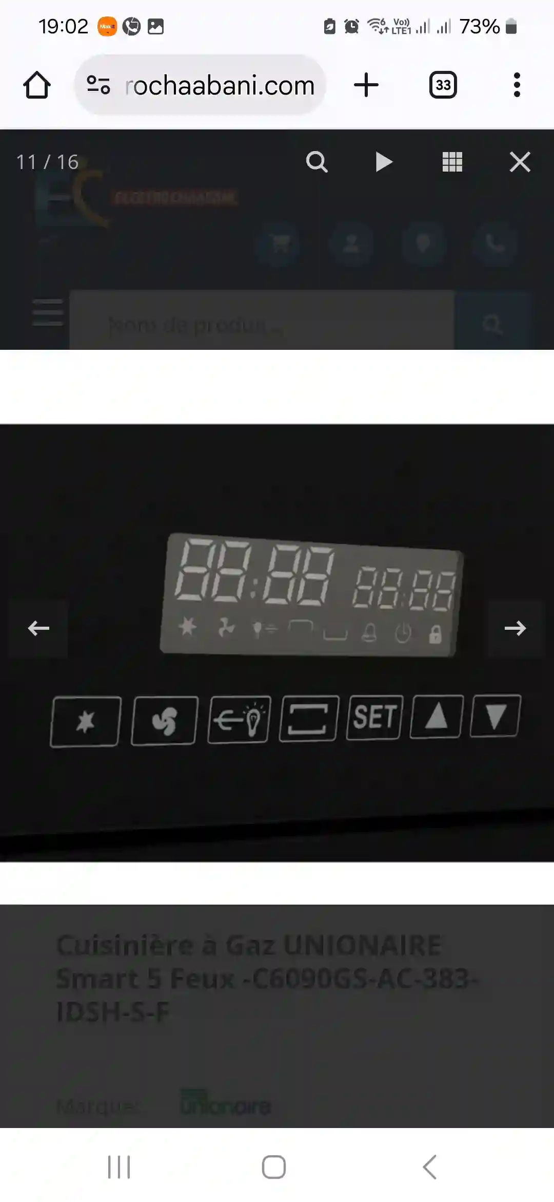 Cuisinière Hotte 90cm - Vue 4