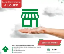 À Louer – Local Commercial Non Aménagé