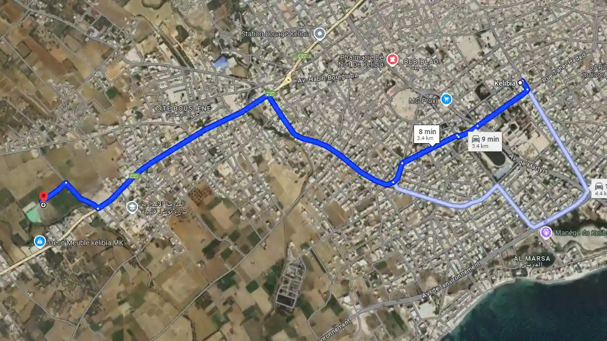 Terrain Pour Construction à Kelibia