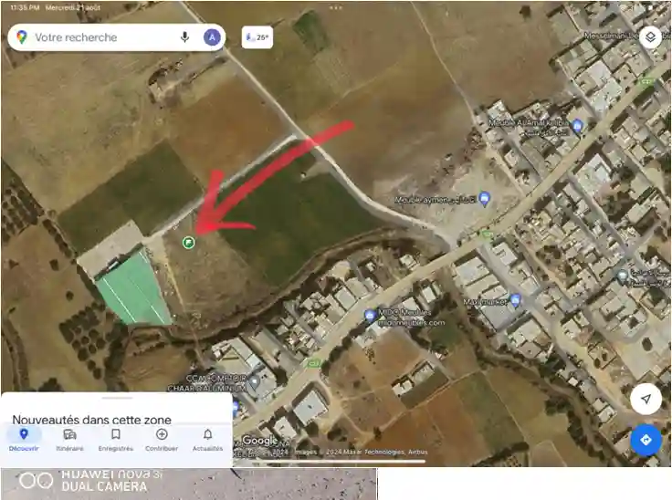 Terrain Pour Construction à Kelibia - Vue 1