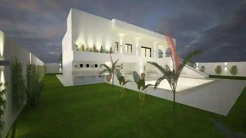 V545 Villa Paradise Hammamet sud o à Hammamet - Vue 2