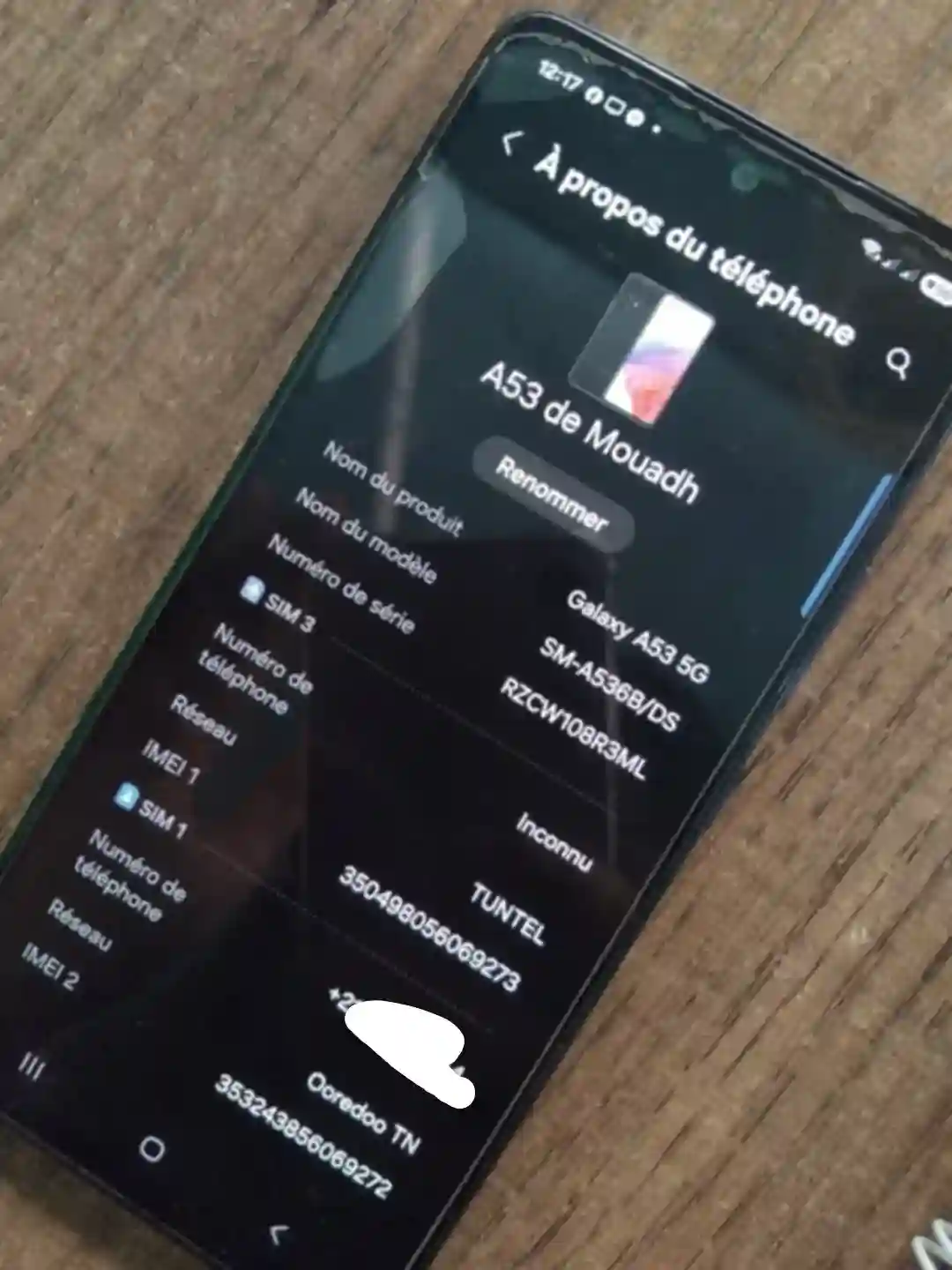 Samsung A53 - Vue 2