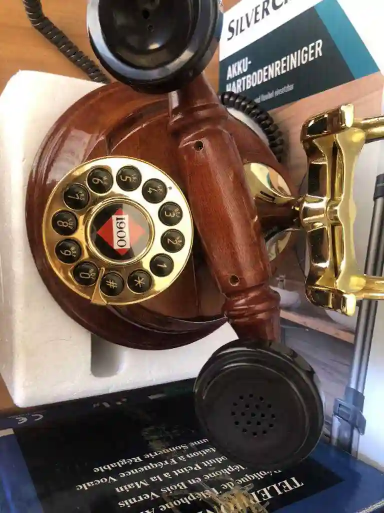 Téléphone Antique en Bois tt Neuf - Vue 4