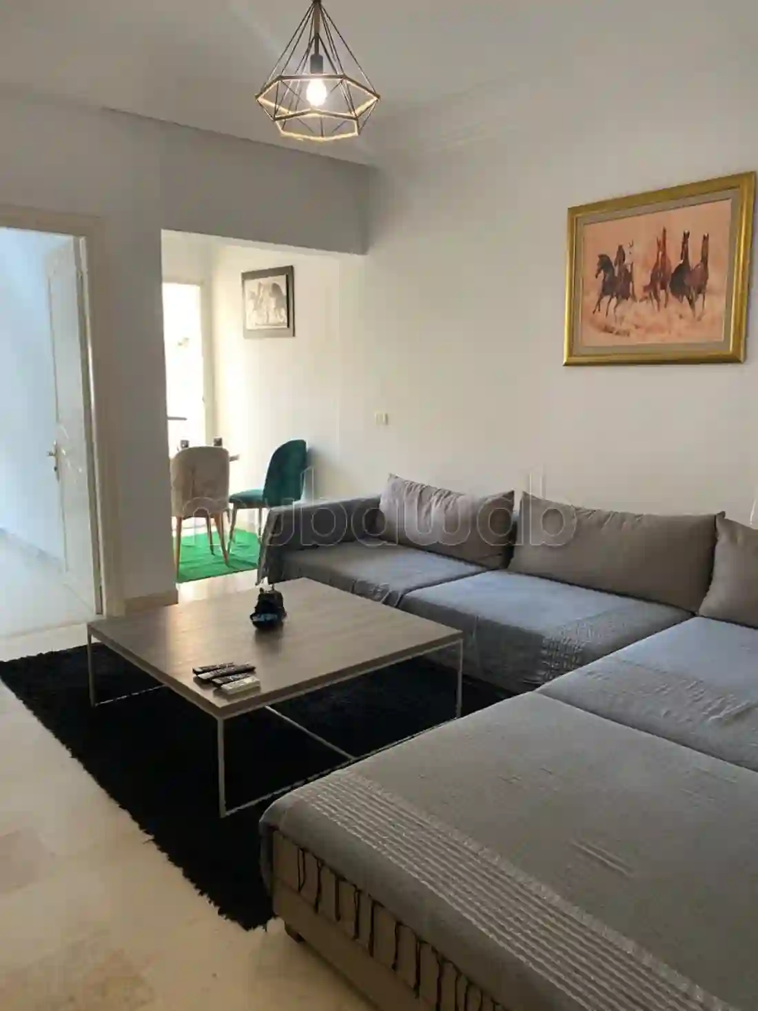 S1 Meublé Avec Wifi et Smart tv à Manzah 7 bis