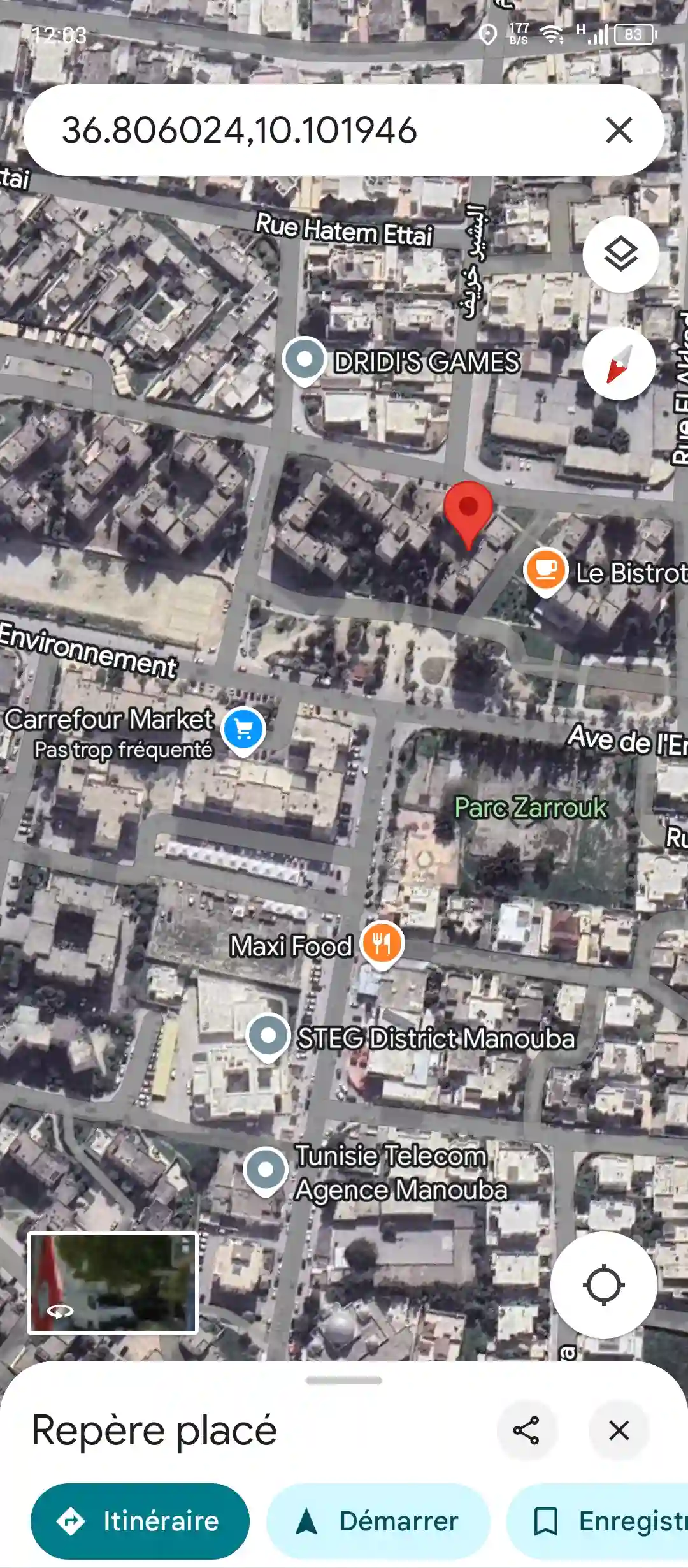 App s 2 Sproles Manouba à La Mannouba