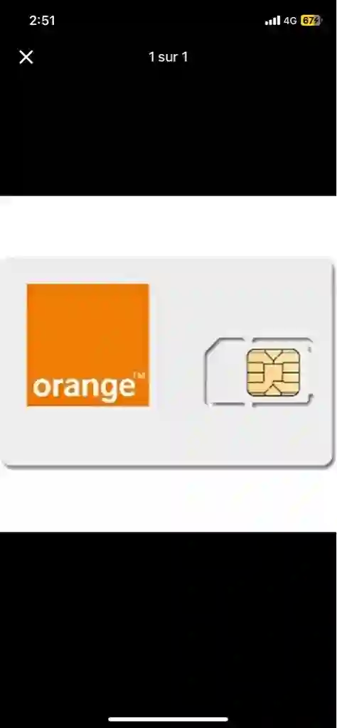 sim Data Orange Forfait 70 g par Mois
