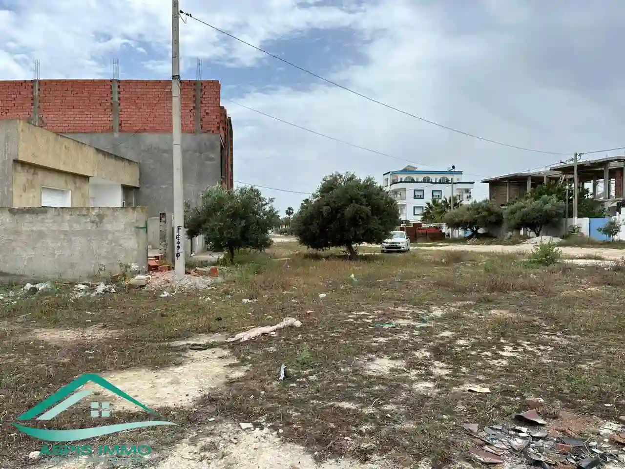 Vt817 Terrain 322 m2 à Cité Mirdès Kelibia à Kelibia