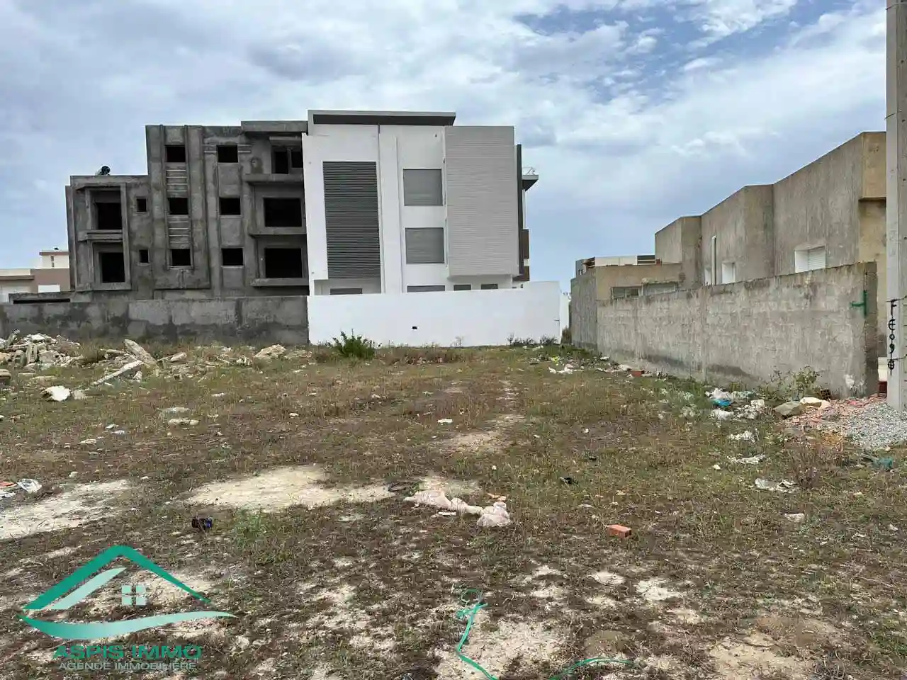 Vt817 Terrain 322 m2 à Cité Mirdès Kelibia à Kelibia - Vue 1