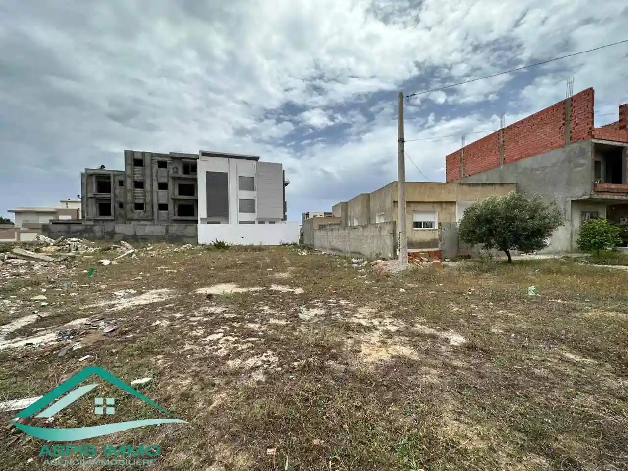 Vt817 Terrain 322 m2 à Cité Mirdès Kelibia à Kelibia - Vue 2