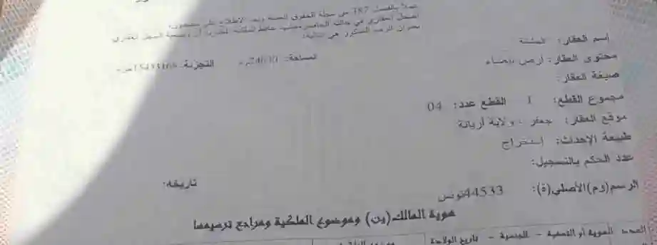 500 m2 Titré Coté L'école et Maison des Jeunes à Jaafar 2 - Vue 1