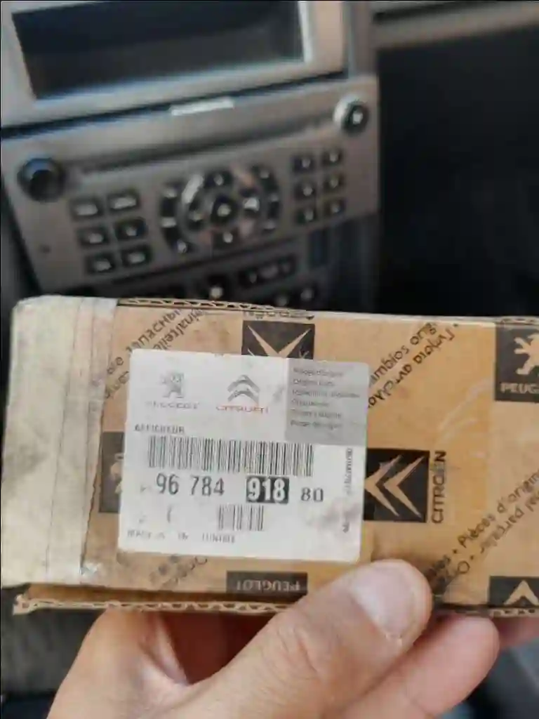 Afficheur Autoradio Peugeot Citroen D'origine Neuf