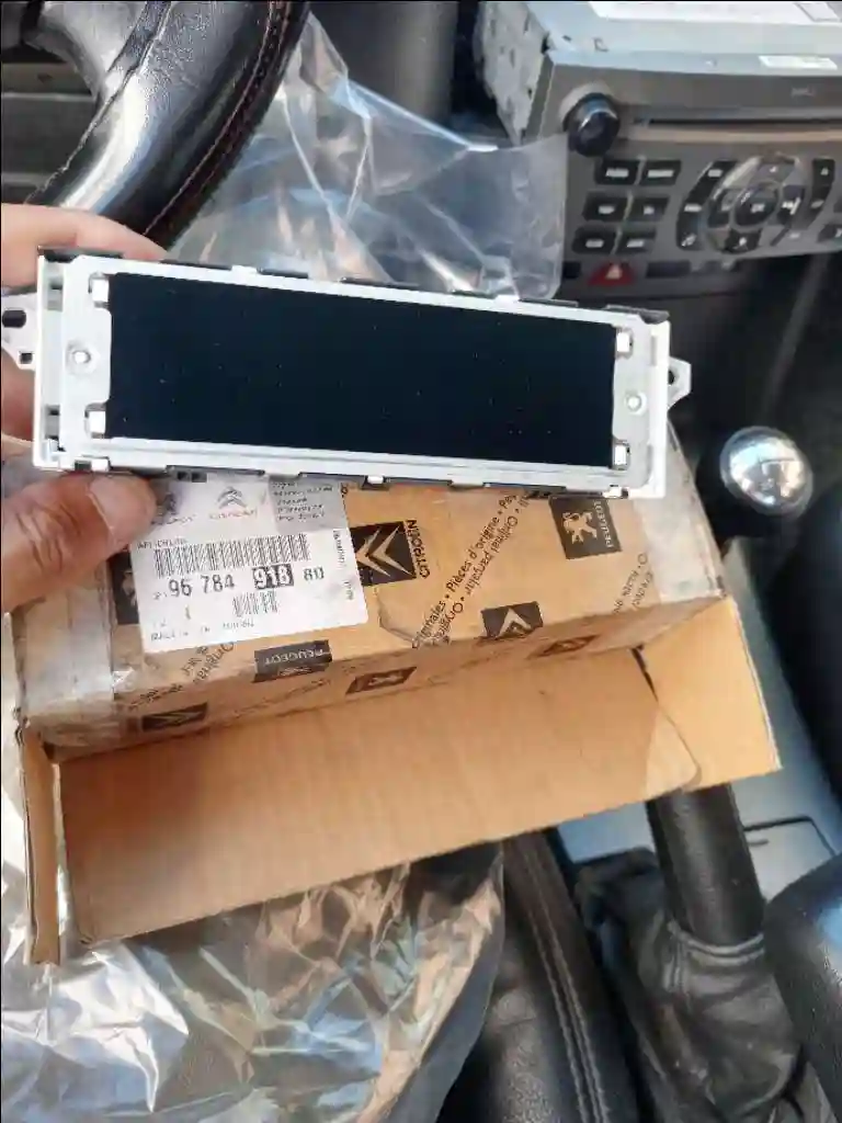 Afficheur Autoradio Peugeot Citroen D'origine Neuf - Vue 2