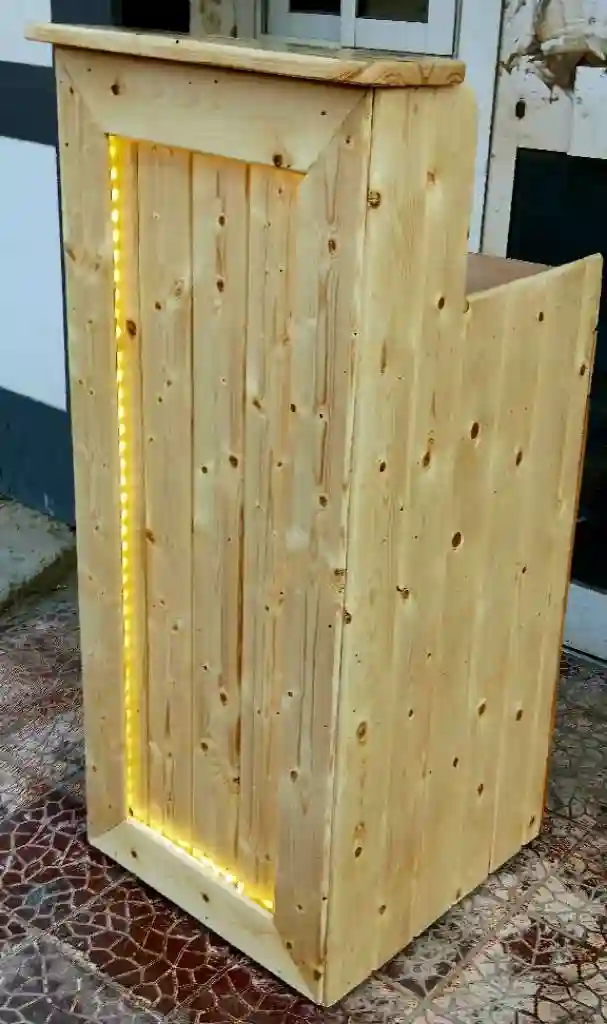 Caisse en Bois Naturel - Vue 1